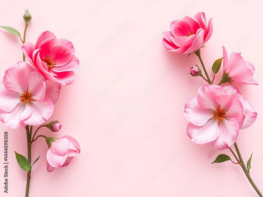 Fototapeta premium Soft Blossoms for a Special Woman