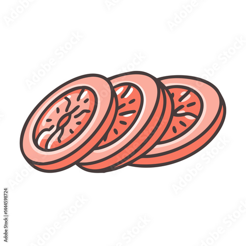  Delicious Sliced Tomatoes Artwork