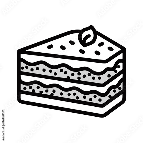  Savory Tiramisu Slice Artwork