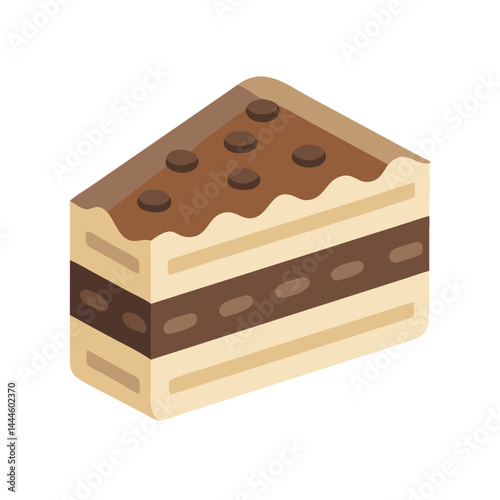 Artistic Tiramisu Slice Design