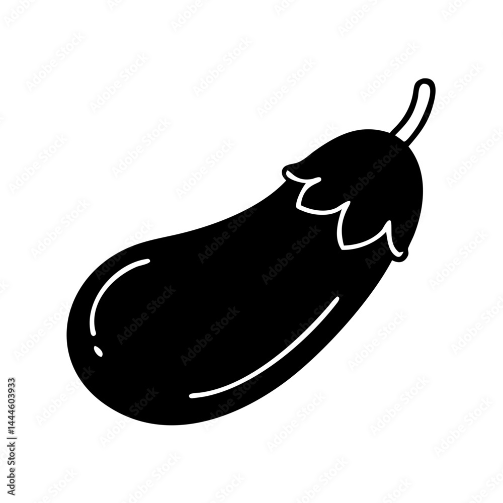 Delicious Whole Eggplant Artwork Delicious Whole Eggplant Artwork