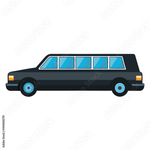 Limo icon isolated on white background