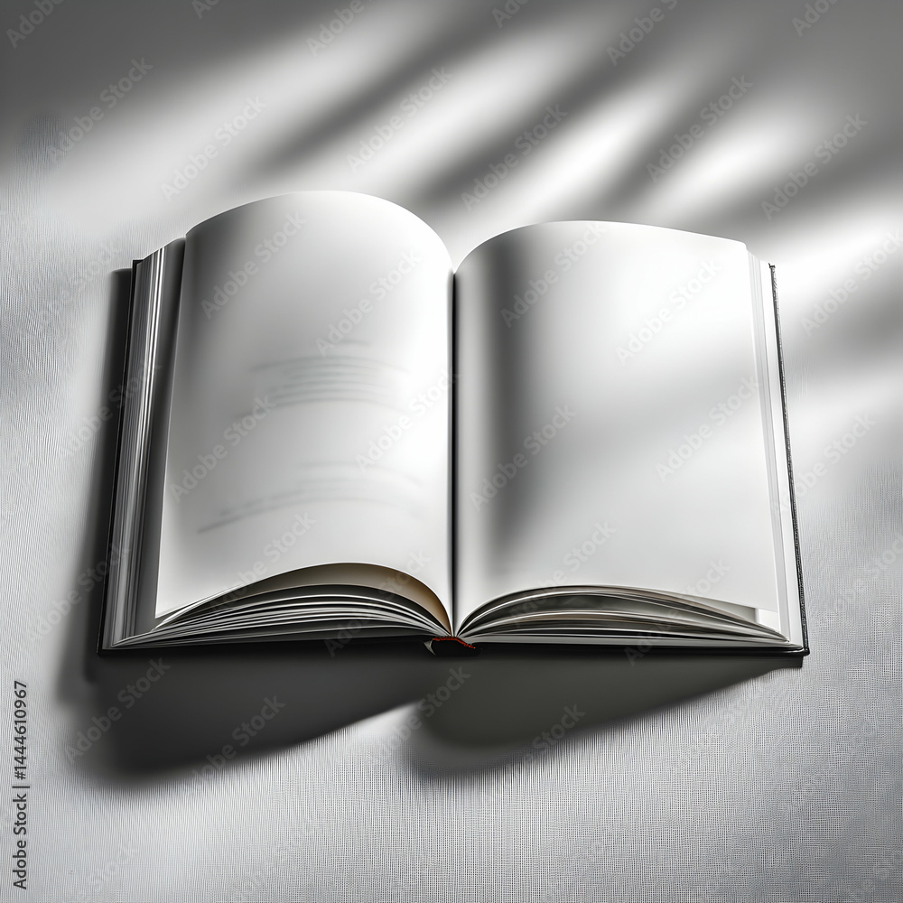 Blank Open Book Elegant Mockup for Your Design Blank Open Book Elegant Mockup for Your Design