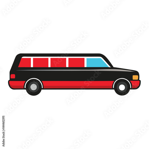 Limousine icon isolated on white background