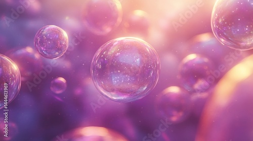 Wallpaper Mural Abstract spheres in vibrant pastel hues. Torontodigital.ca