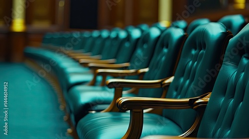 Image of a column bisecting front-of-house speaker line