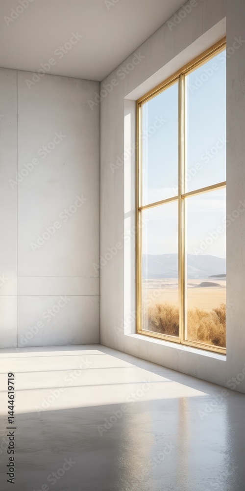 A spacious, floor-to-ceiling window adorned with sheer white curtains, allowing abundant natural light to flood the room, creating an airy atmosphere. A spacious, floor-to-ceiling window adorned with sheer white curtains, allowing abundant natural light to flood the room, creating an airy atmosphere.
