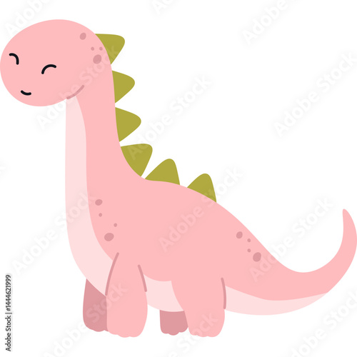 Cute Dinosaur Illustration
