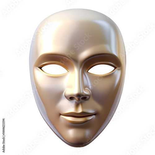 Gold Mask: Elegant Face Mask Image