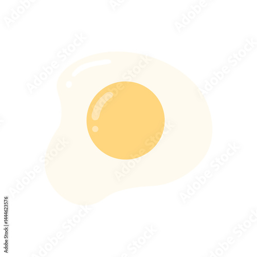 illustration of fried egg