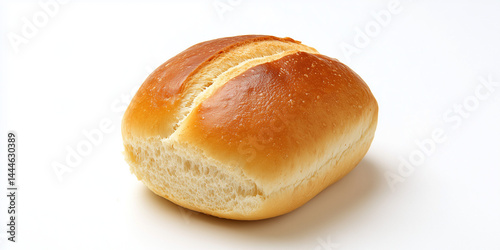 Panino su sfondo bianco