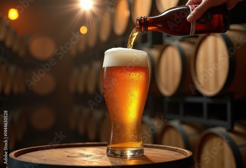 artisanal glass craft beer pouring refreshing suds foam bubbly handcrafted brews artisan beverage experience, brewing, process, bubbles, ale, lager, brewery