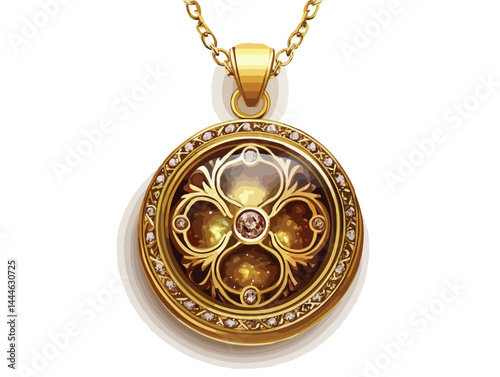 locket vector art