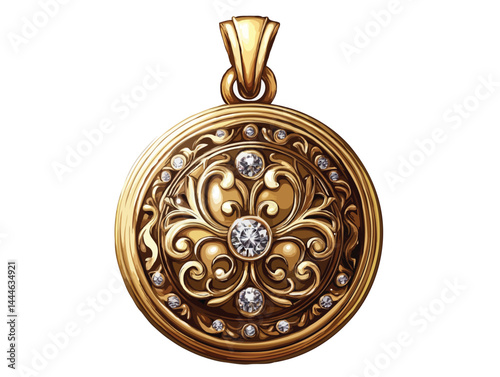 locket vector art