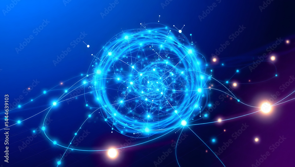 blockchain network connection illustration blockchain network connection illustration