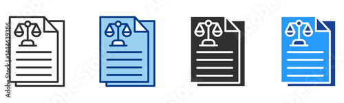 Regulation Icon Multiple Style Vector Collection 