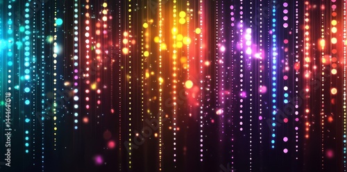 Wallpaper Mural The evening concert at a lively venue features a vibrant crowd lit up by an array of colorful lights Torontodigital.ca