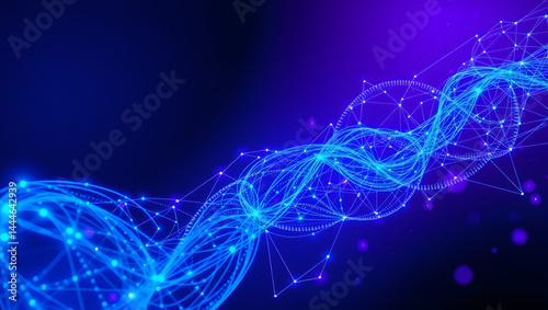 blockchain network connection illustration