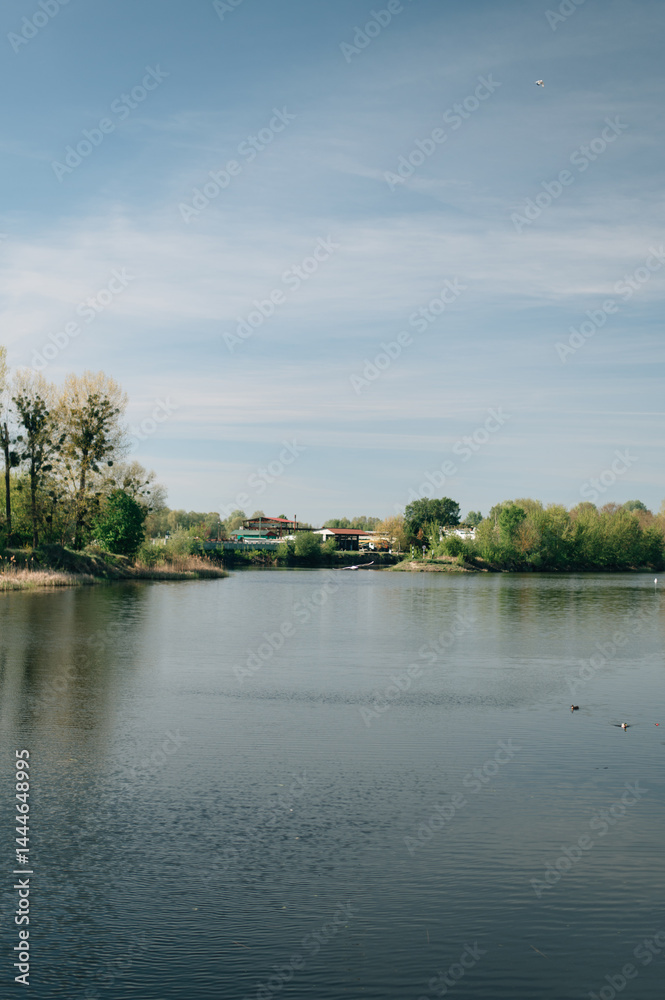 river in Pinsk, Polesie, Belaurs river in Pinsk, Polesie, Belaurs