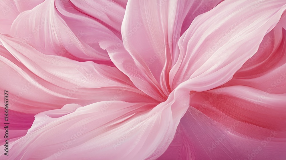 Naklejka premium Delicate pink floral abstract design.