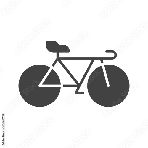 Bicycle icon vector image. Suitable for mobile apps, web apps and print media.