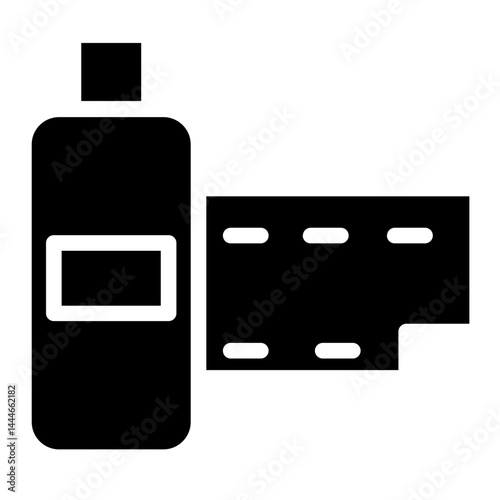 Cartridge Film Camera Glyph Icon