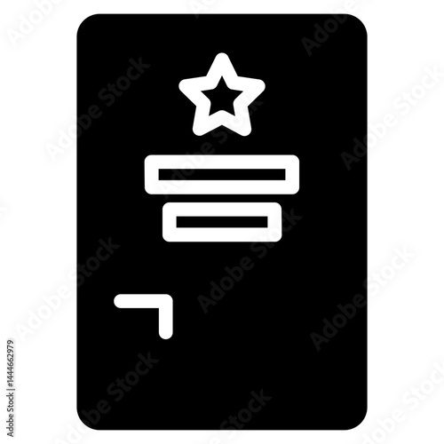 Theater Room Dressing Glyph Icon