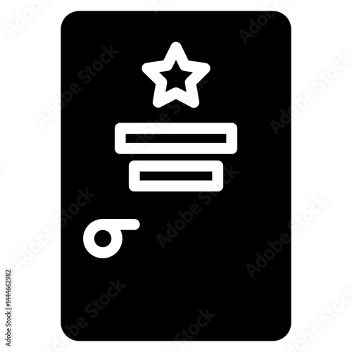 Theater Room Dressing Glyph Icon