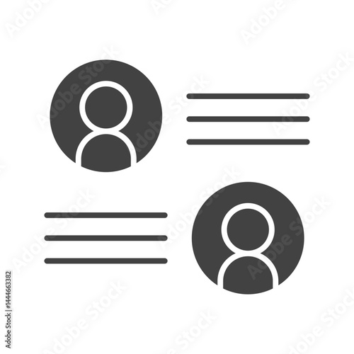 Contact Details icon vector image. Suitable for mobile apps, web apps and print media.