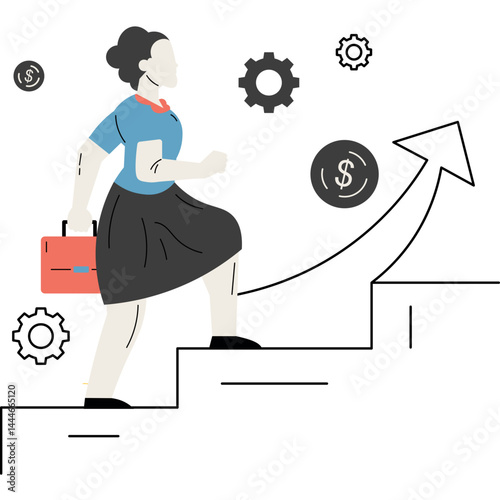 Career Growth Illustration