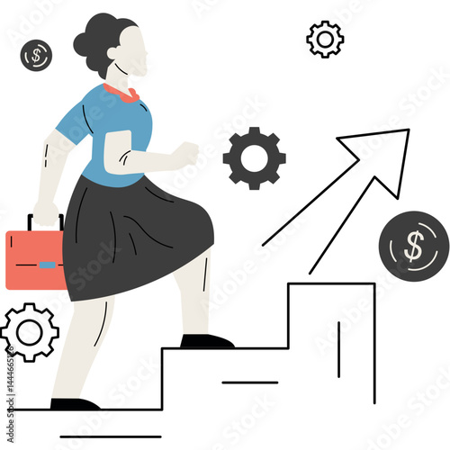 Career Growth Illustration