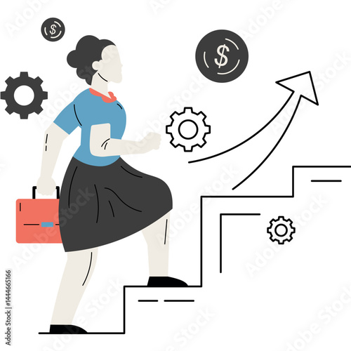 Career Growth Illustration