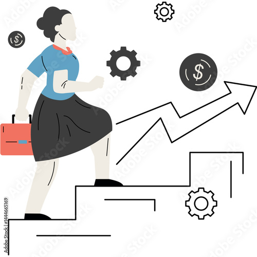 Career Growth Illustration