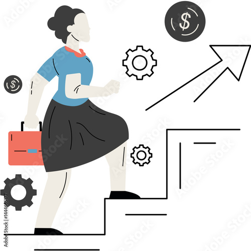 Career Growth Illustration
