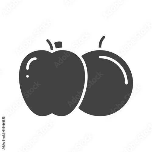 Fruits icon vector image. Suitable for mobile apps, web apps and print media.