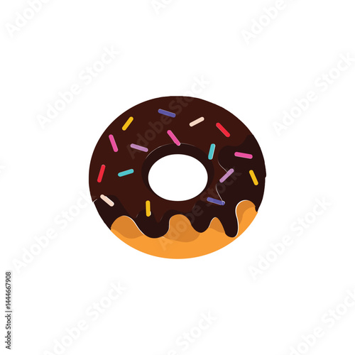 Wallpaper Mural Donut Icon – fun and colorful design symbolizing sweetness, joy, and treats. Perfect for apps, food blogs, menus, or branding that brings playful and tasty vibes Torontodigital.ca
