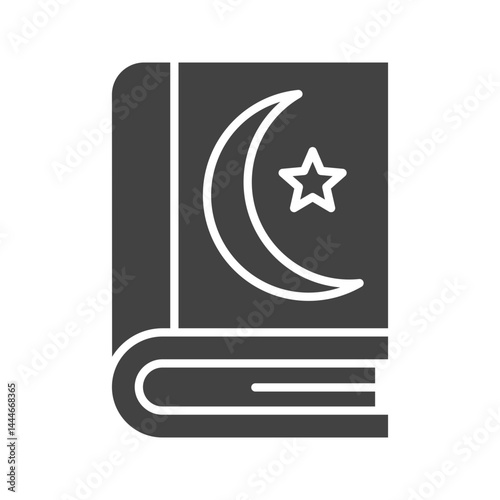 Holy Book icon vector image. Suitable for mobile apps, web apps and print media.