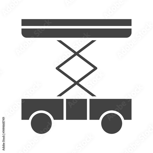 Lifter Crane icon vector image. Suitable for mobile apps, web apps and print media.