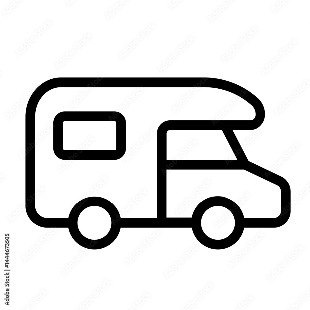 Camper Van Icon Camper Van Icon