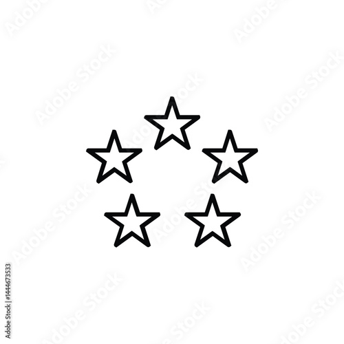 Simple star rating icon perfect for reviews, feedback, customer satisfaction, and ecommerce platforms. Boosts trust and visibility in any design