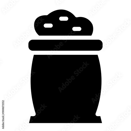 Branch Bag Grain Glyph Icon