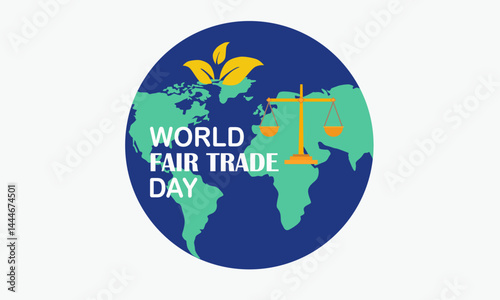 Vector Illustration World Fair Trade Day