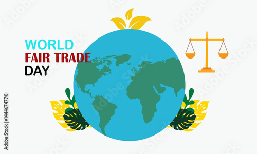 World Fair Trade Day White Background