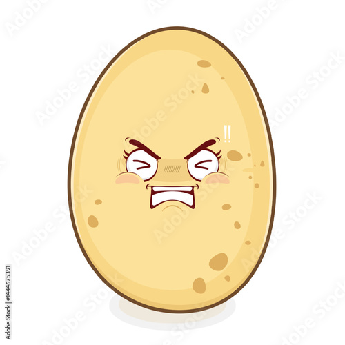 potato hurt face cartoon cute