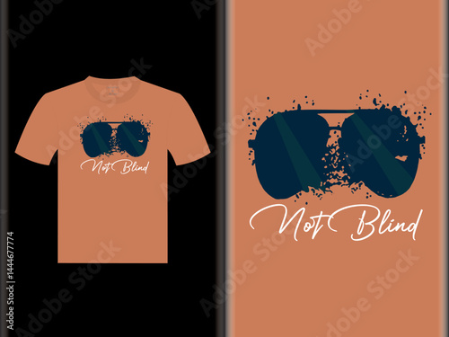 Stylish Sunglass Vector T-Shirt Design