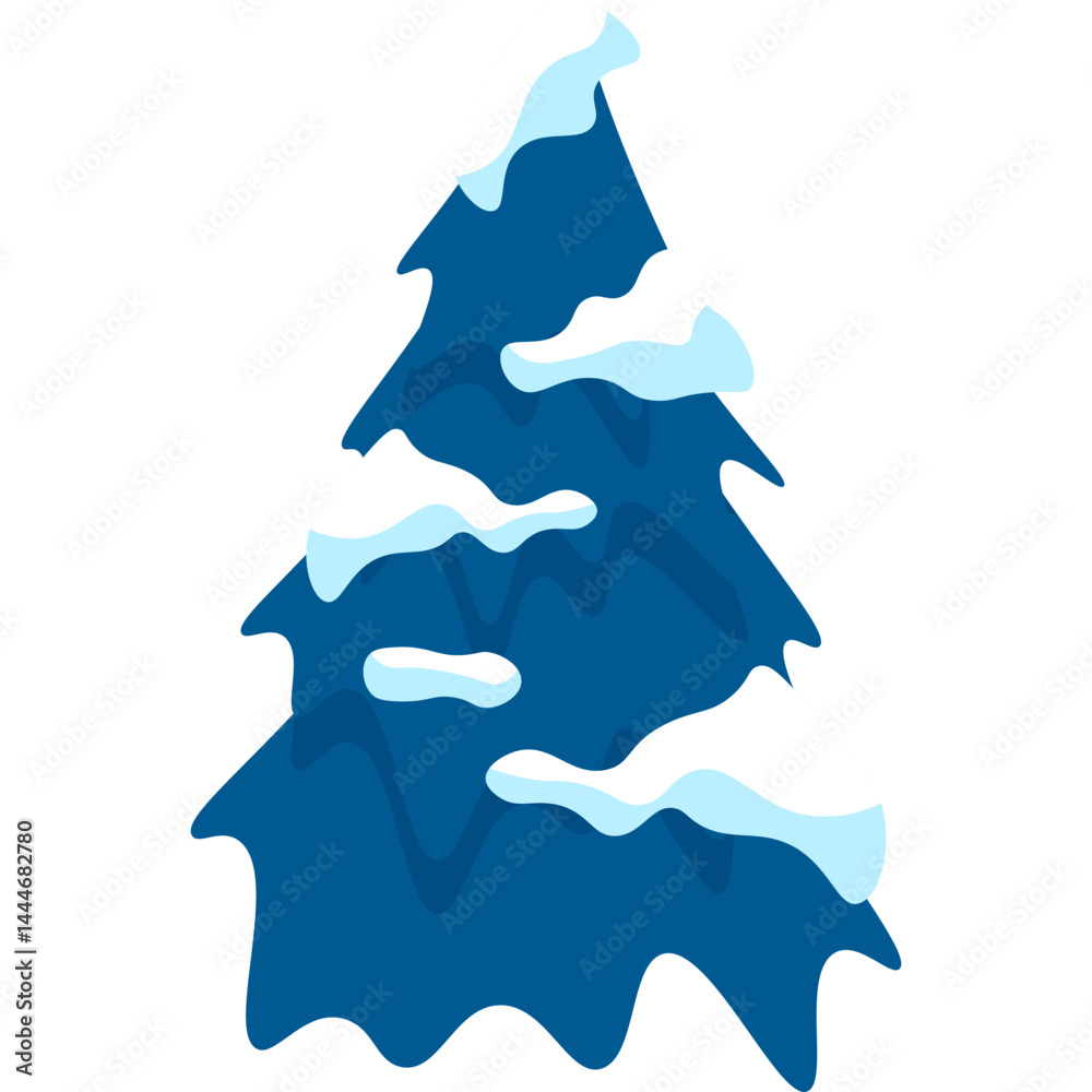 Obraz premium Winter Tree Illustration