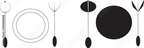 hotel, quality, service, signs, stroke, simple, lunch, liner, element, fork, illustration, knife, plate, line, icon, hostel, eatery, design, symbol, vector, dinner, flat, food