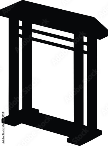 Turnstile Silhouette Icon