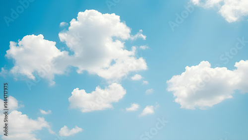 blue sky with clouds
