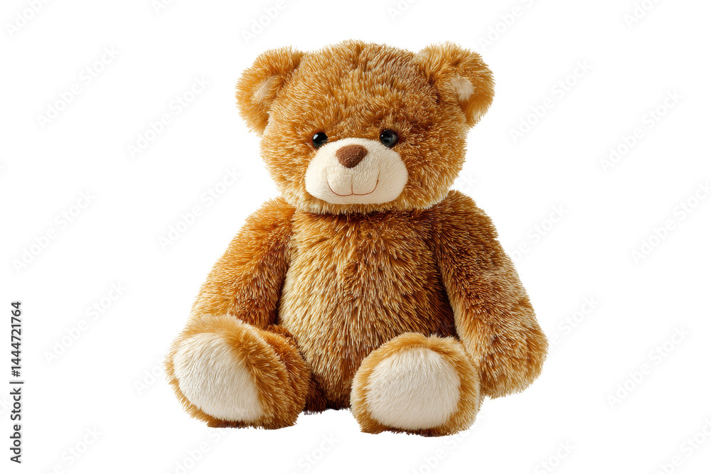 Obraz premium Teddy bear in a cozy plush room